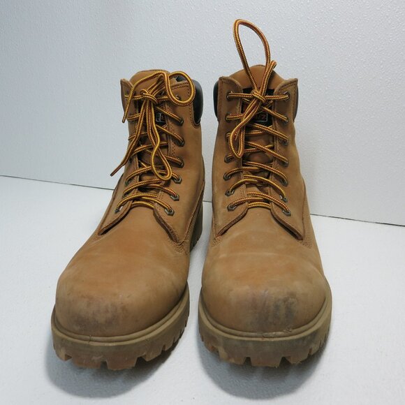 Timberland Pro Waterproof Soft Toe Nubuck Leather Boots Shoes Men's Shoes 14 M - Picture 5 of 9